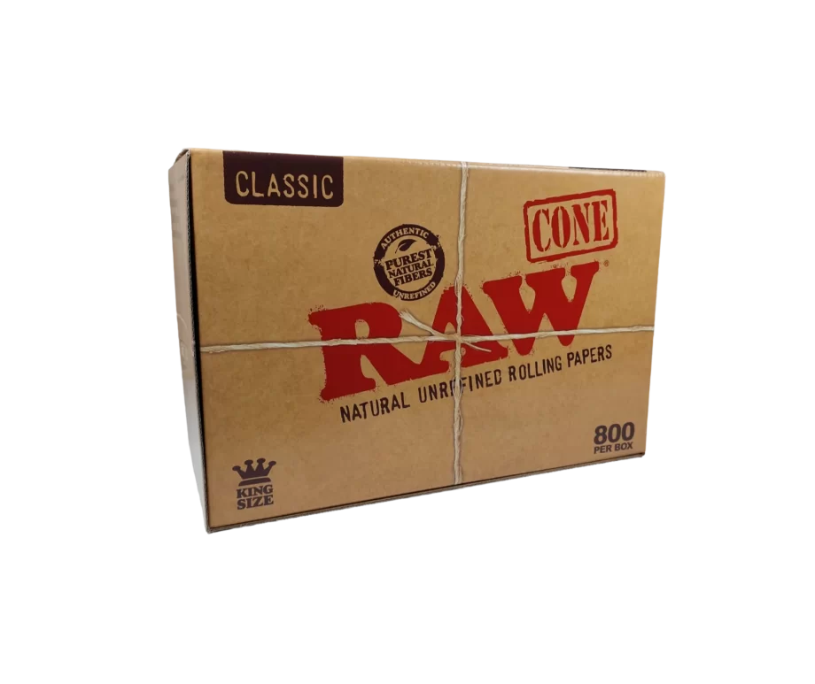 Raw 800 cones box